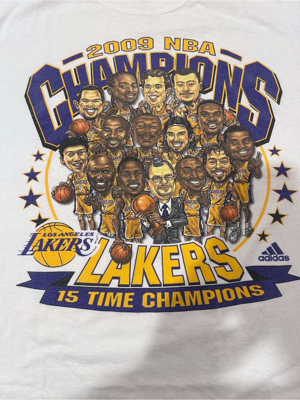Adidas Los Angeles Lakers 2009 Champions Graphic T-Shirt